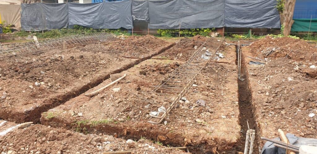 Minimal Excavation and No Backfilling in Beam and Block Flooring System